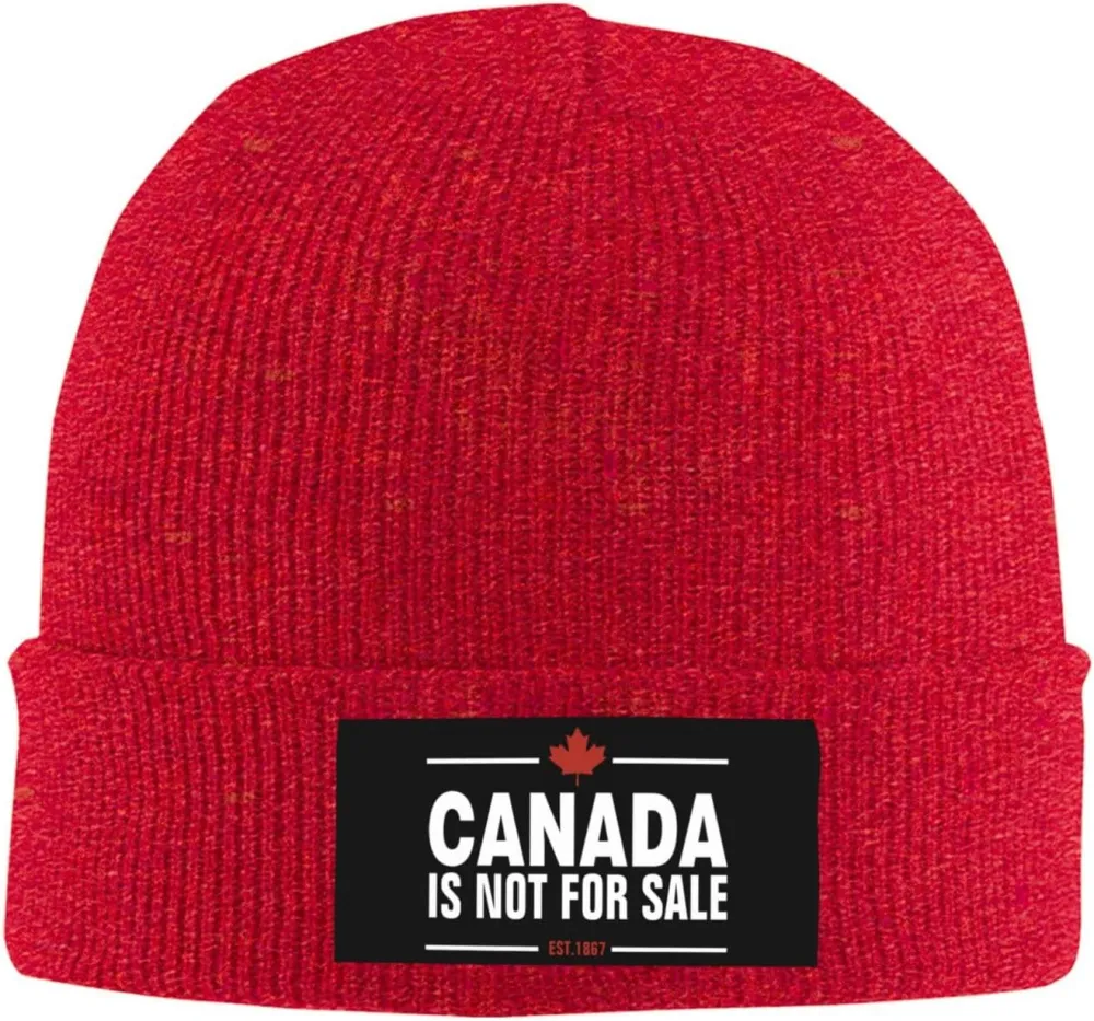 Canada is Not for Sale Unisex Beanie Knit Hat Winter Warm Skull Cap
