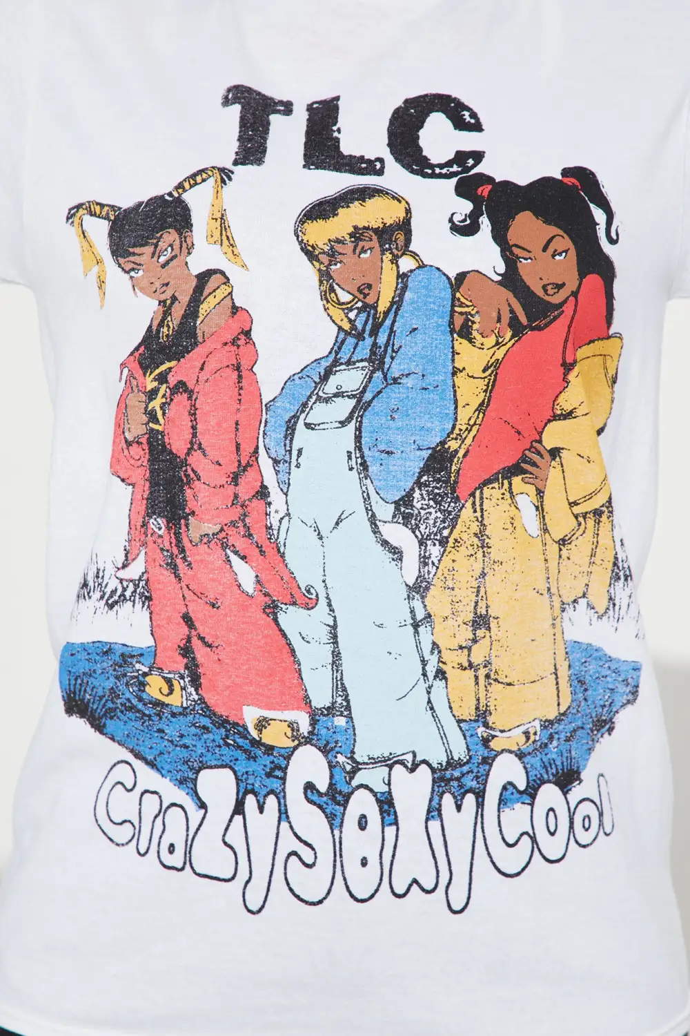 TLC Cartoon Graphic Tee - Off White
