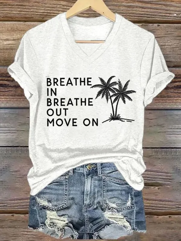 Women's Retro If We Weren'T All Crazy We Would Just Go Insane Print T-Shirt