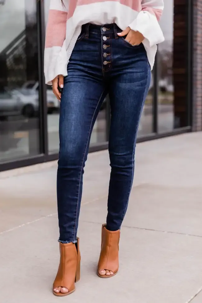 The Chelsie Dark Wash Jeans