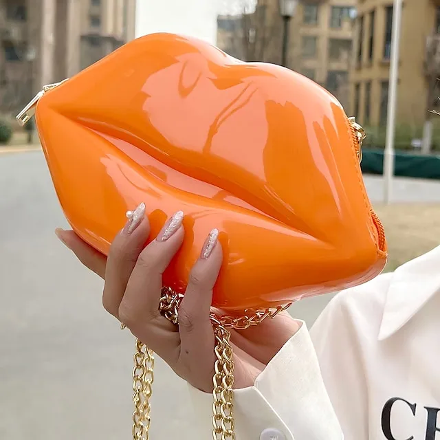 Women's Crossbody Bag Clutch Mobile Phone Bag PU Leather Party Holiday Zipper Lightweight Solid Color Silver Black White