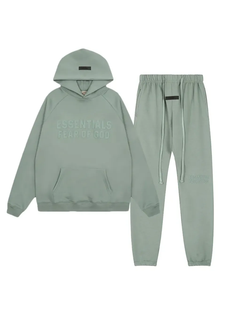 FW22 Hoodie & Pants Set Bean green