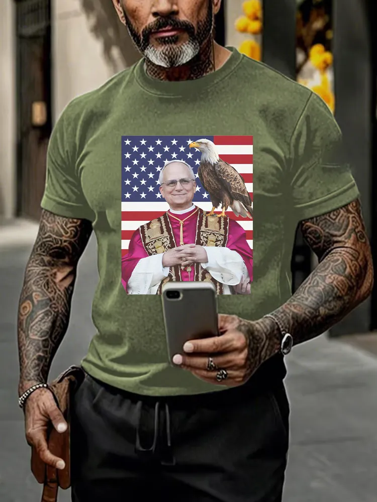 Men'S Pope Leo Xiv 8th May 2025 Printed T-Shirt
