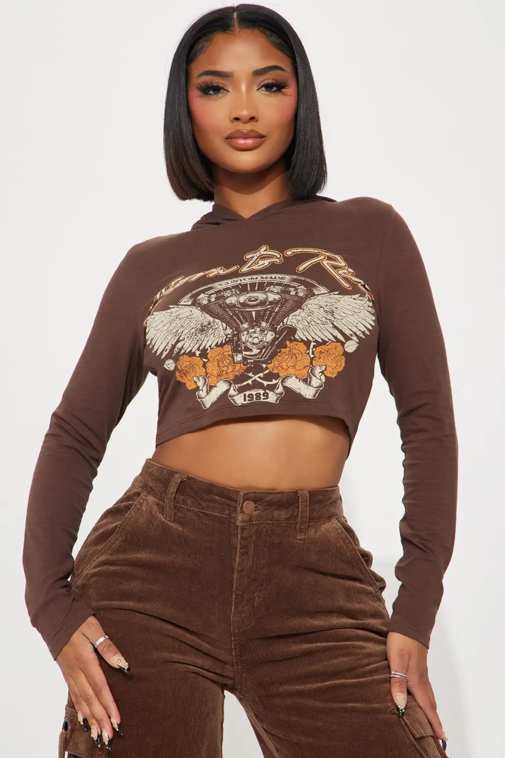 Build To Ride Graphic Tee - Brown