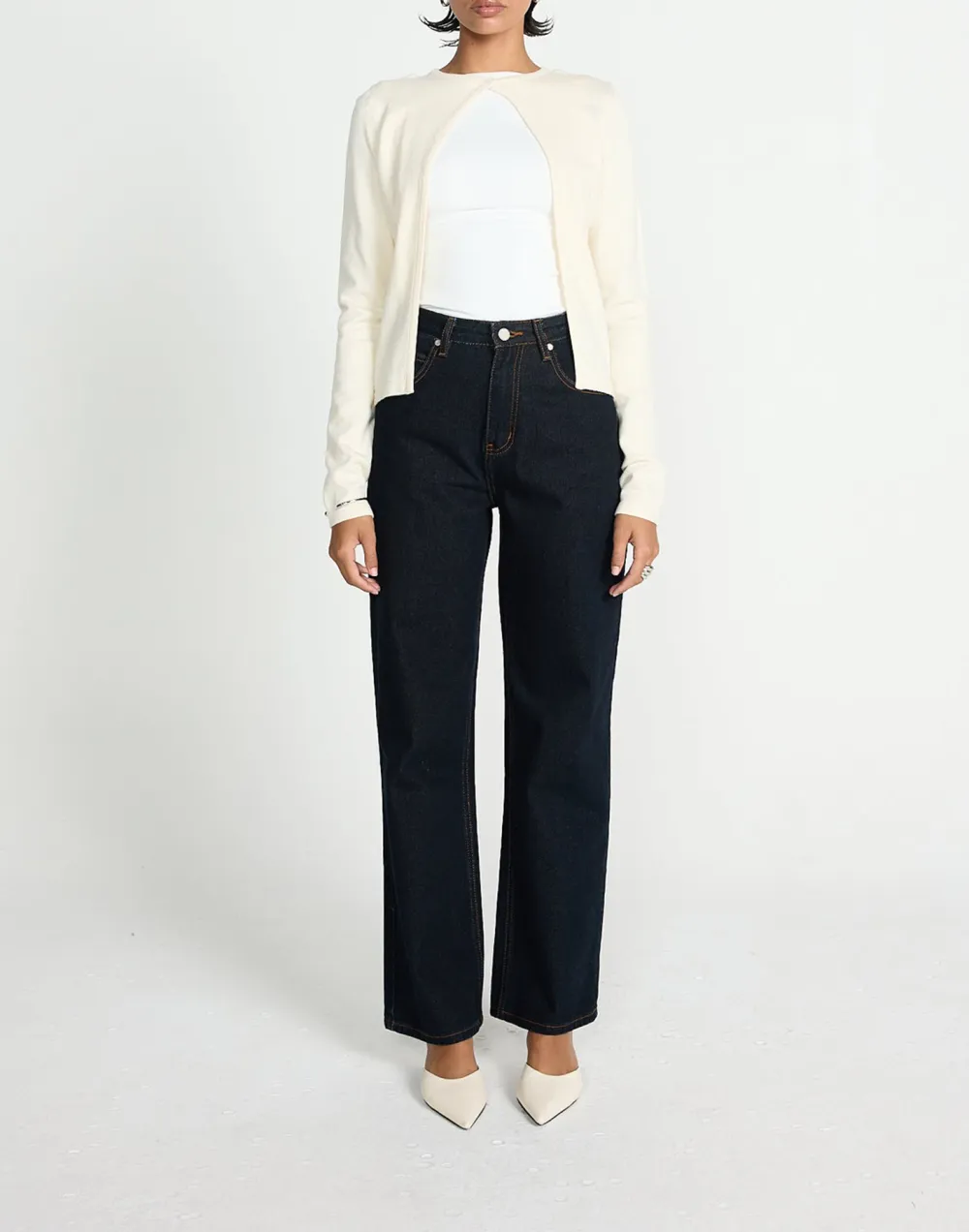 Short And Simple Women's Cardigan Top