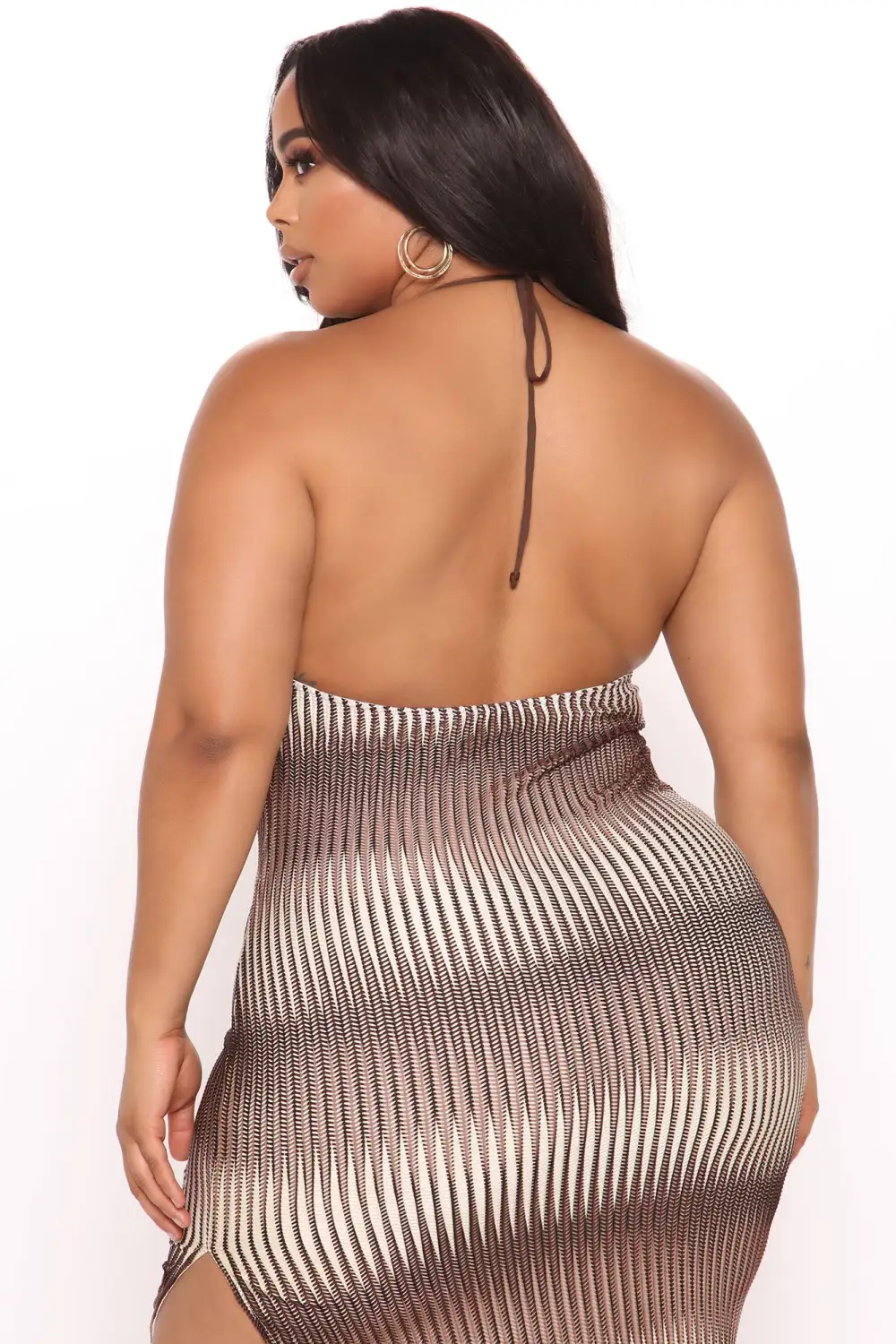 Mexico City Maxi Dress - Brown/combo