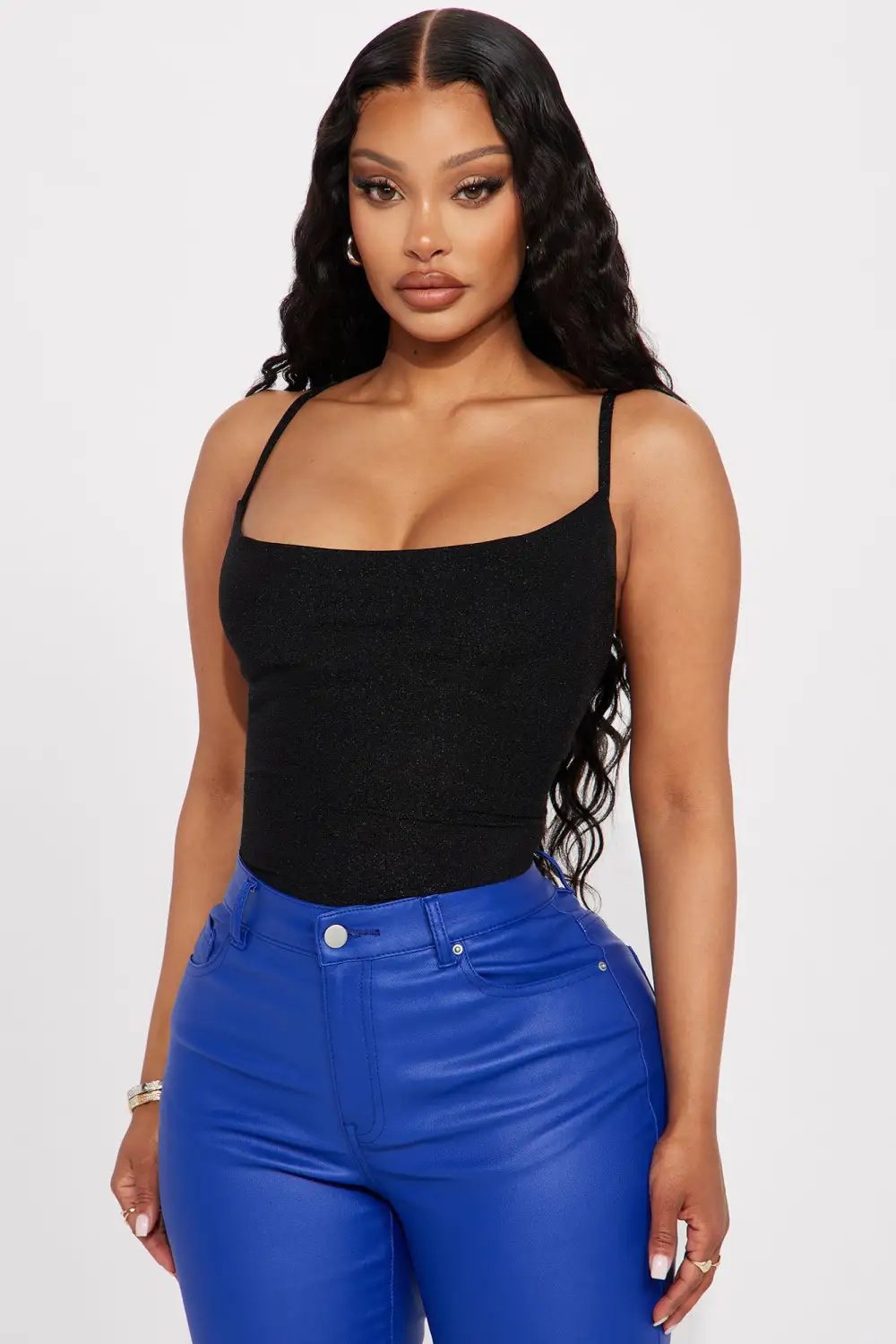 Shine A Little Bodysuit - Black