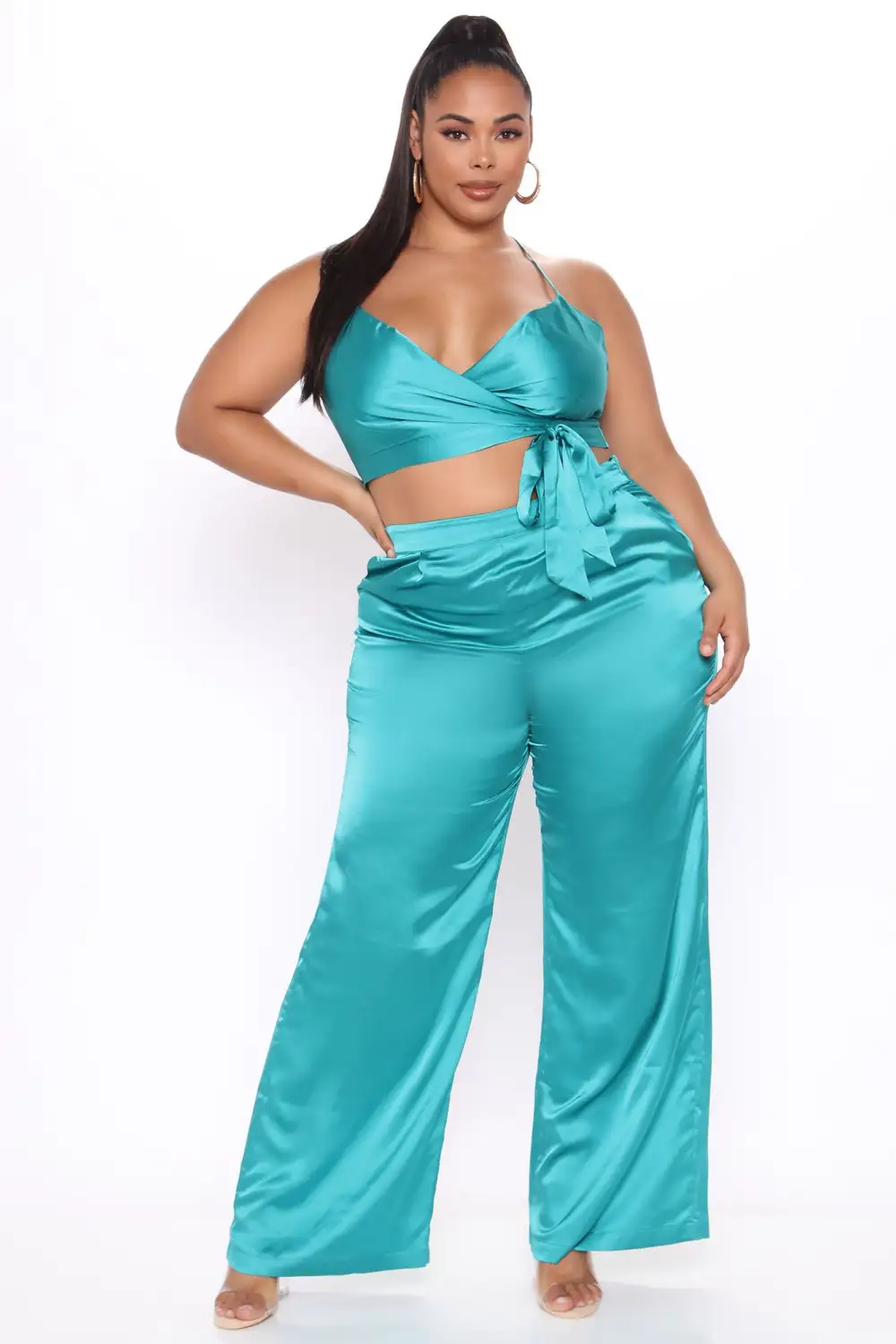 Luxury Views Pant Set - Emerald