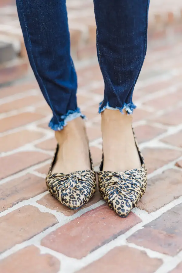 Easy To See Brown Leopard Flats