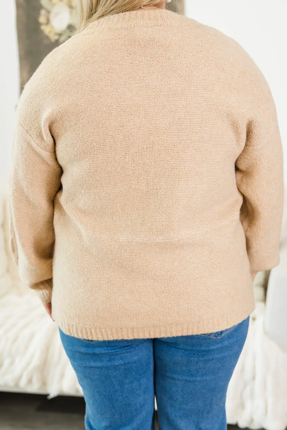 Don't Think About You Sweater, Brown