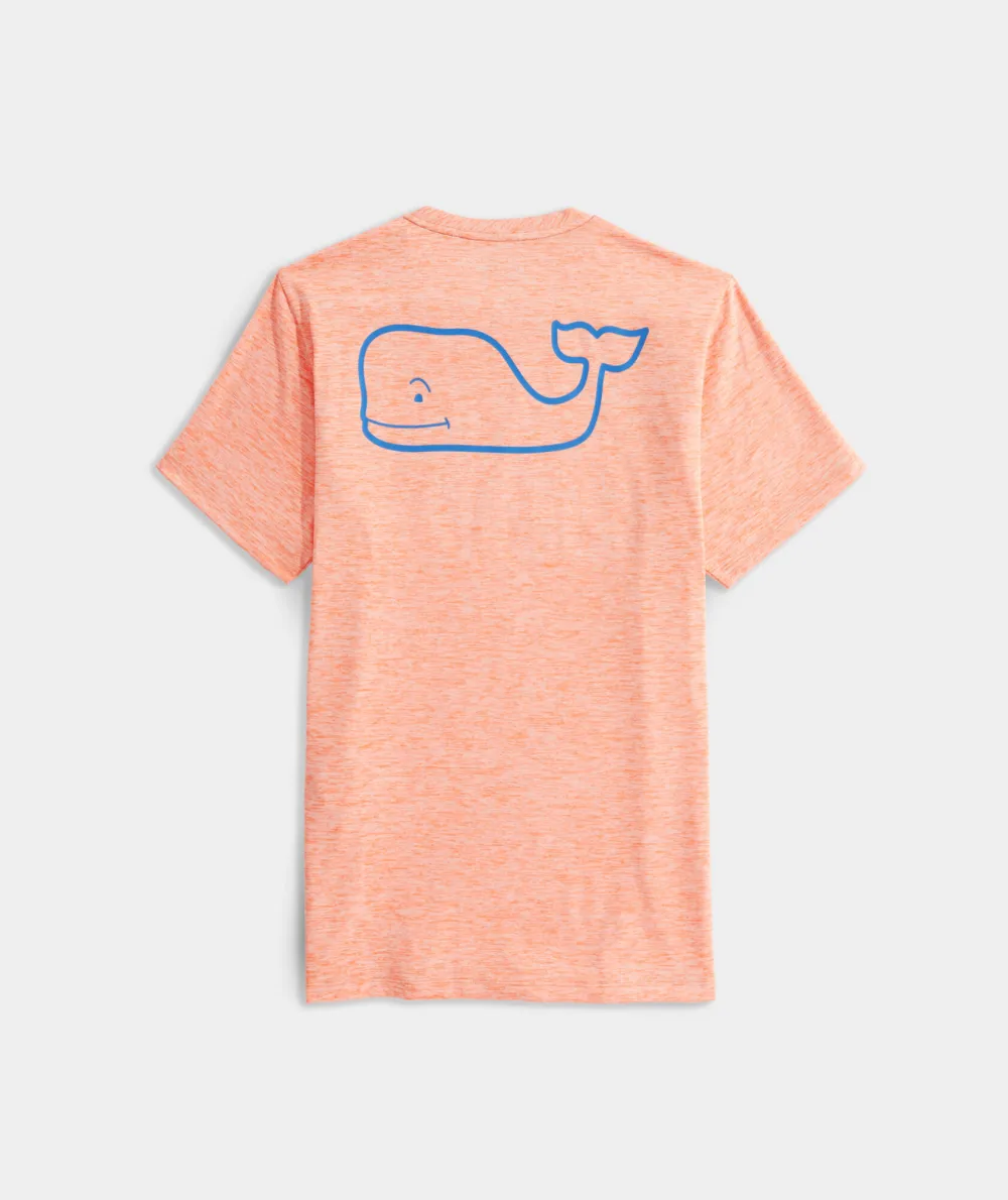 Whale Logo Short-Sleeve Harbor Performance Tee