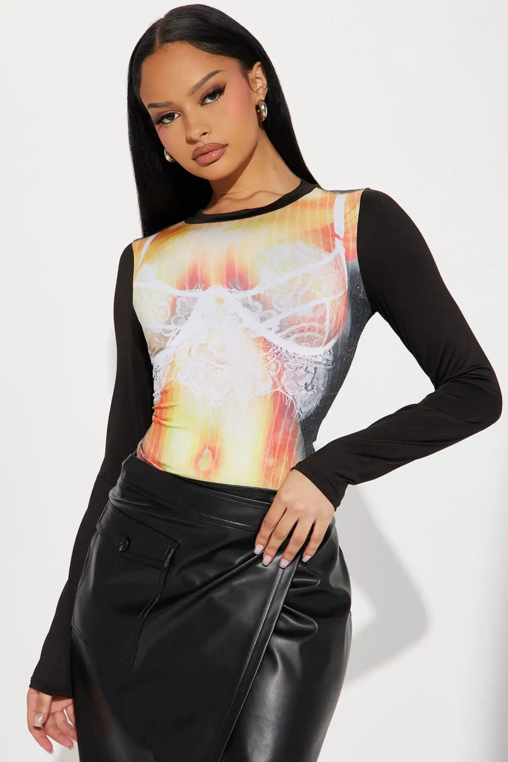 My Rules Only Body Heat Top - Black/combo