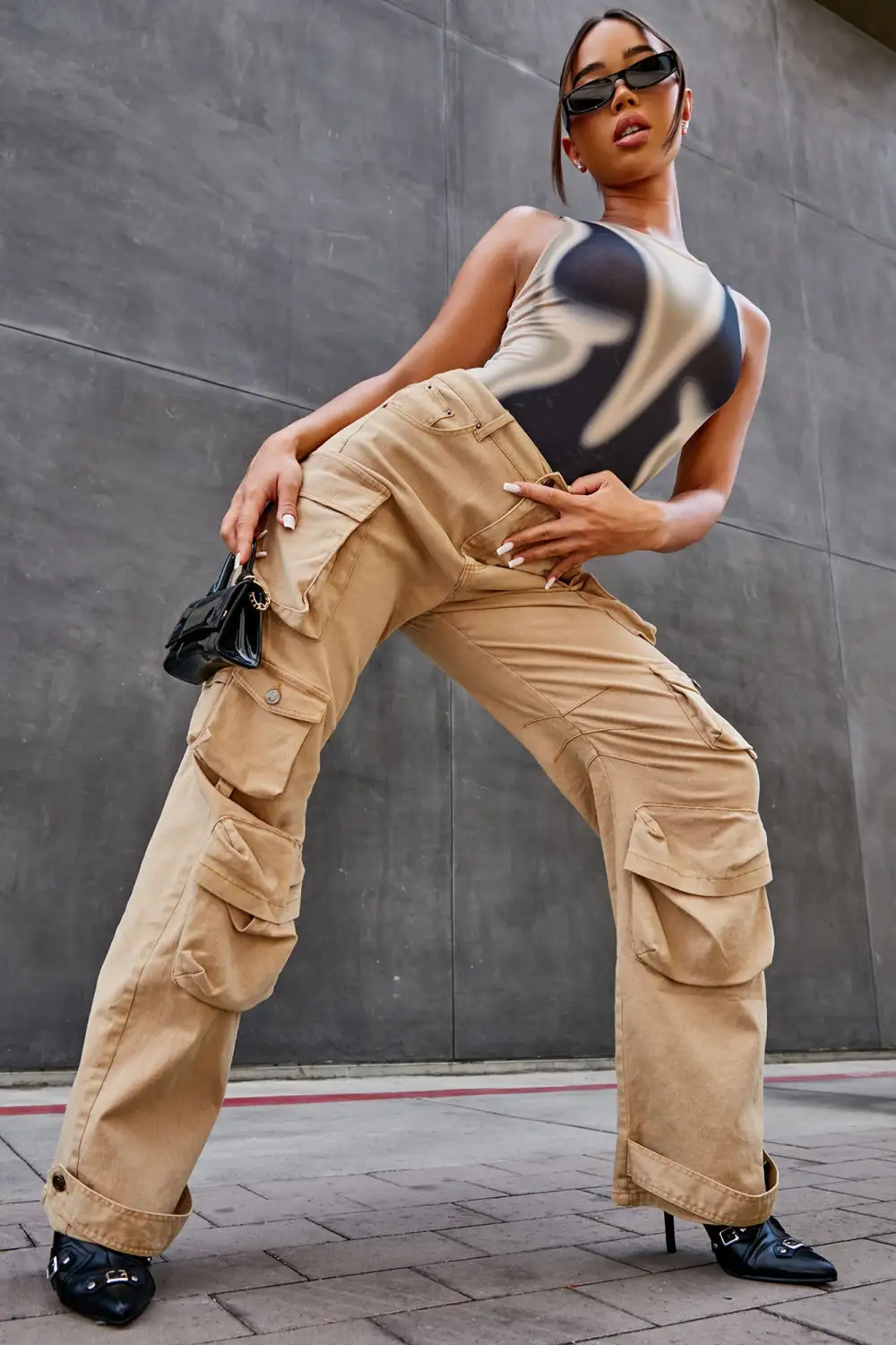 Out Of Body Experience Bodysuit - Taupe