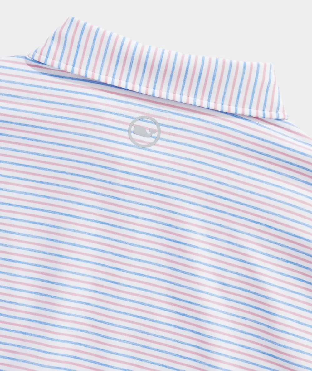 Tri-Color Bradley Stripe Sankaty Polo