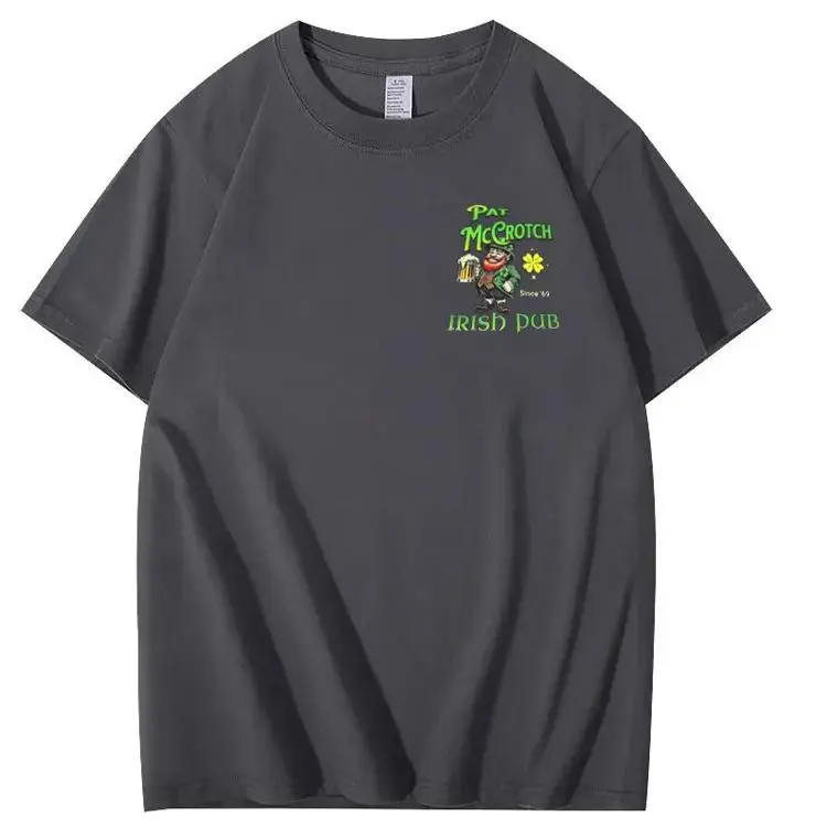 St.Patrick's Day Print Pattern Crew Neck T-Shirt