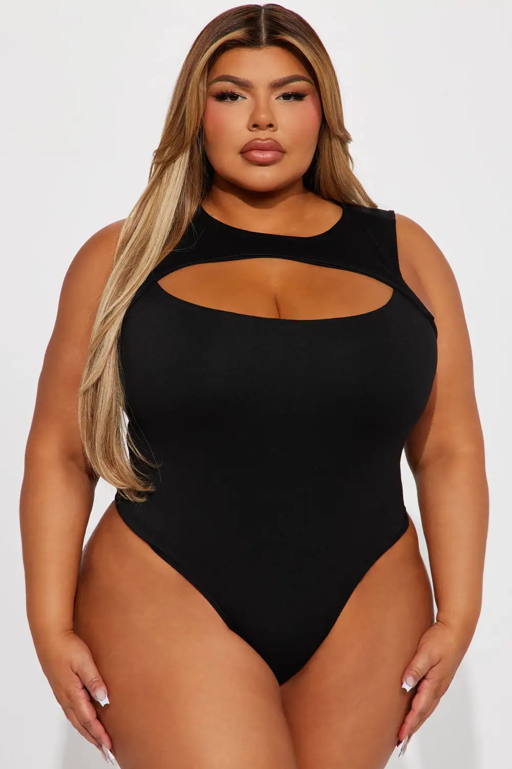 Eli Cut Out Bodysuit - Black