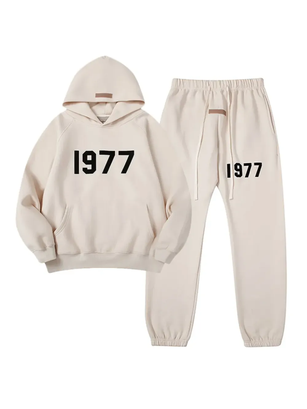 1977 Hoodie & Pants Set Beige