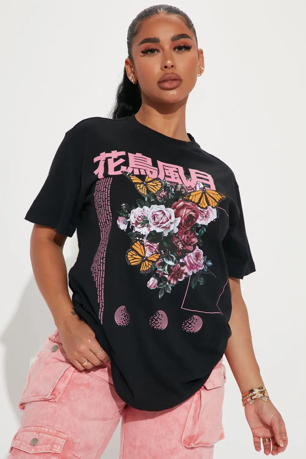 Beauty In You Graphic Tshirt - Black