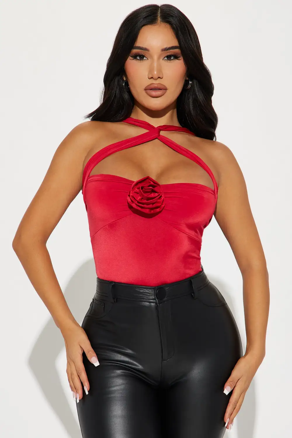 Send Me Flowers Bodysuit - Red