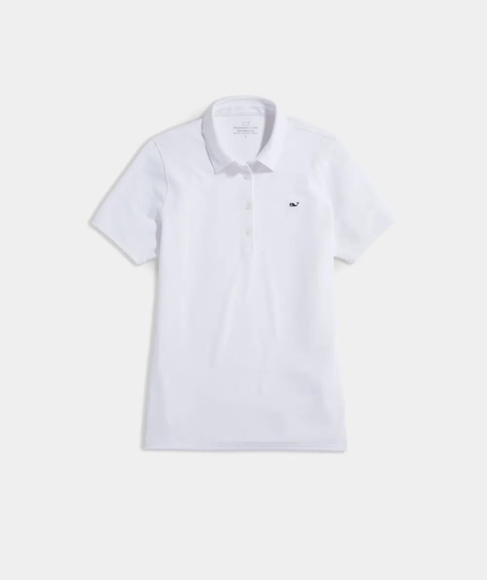 Women's Solid Pique Polo