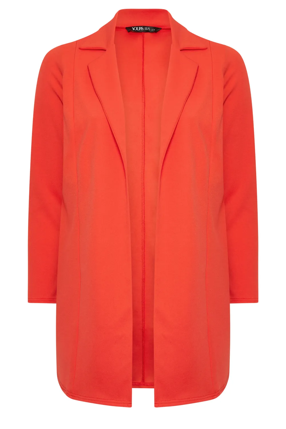 YOURS Curve Lime Green Scuba Blazer