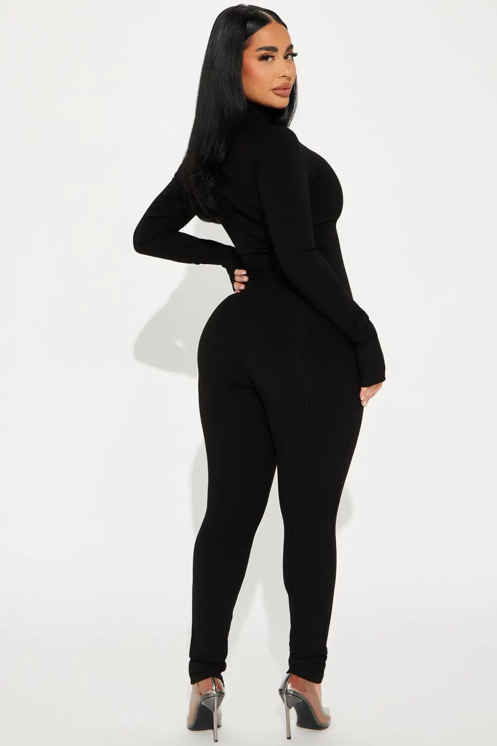 Juliet Snatched Jumpsuit - Black
