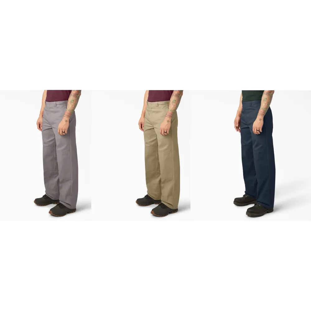 Loose Fit Double Knee Work Pants