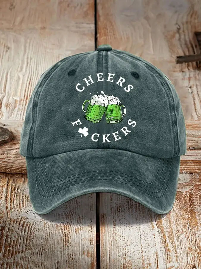 Unisex St. Patrick's Day Funny Cheers Green Beer Hat