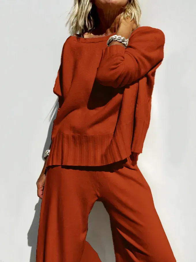 Casual Sweater Suit (Other colors are sold out and being restocked)