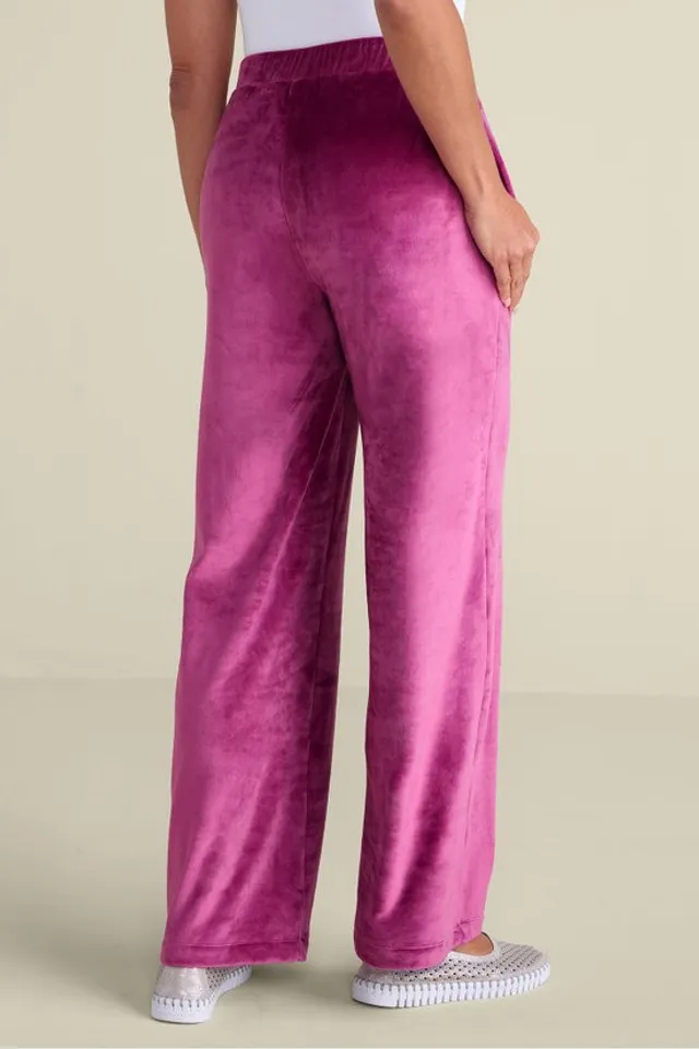 Dixie Velour Wide Leg Pants