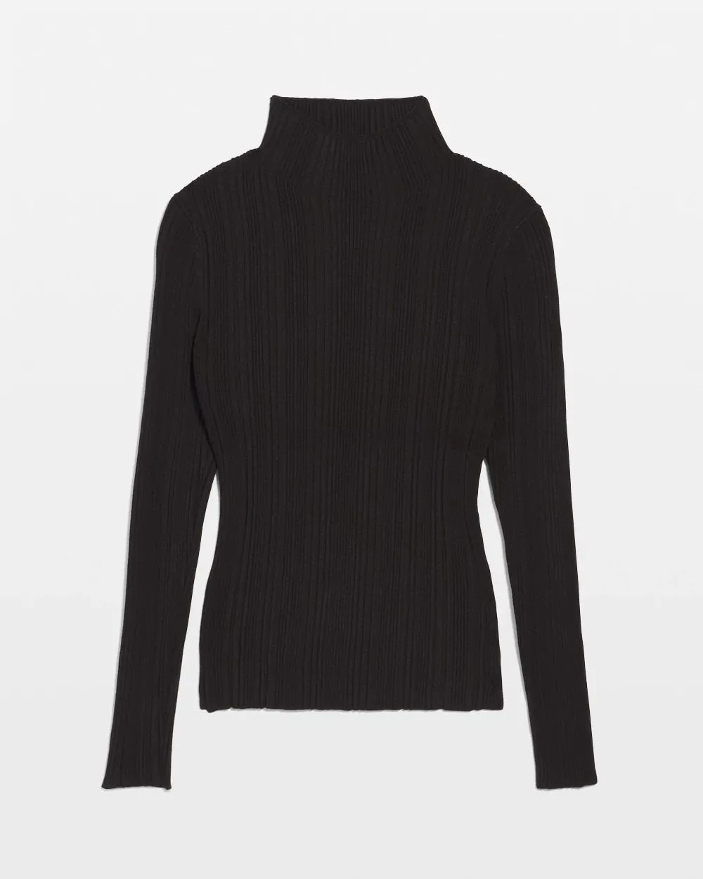 Ribbed Mockneck Sweater