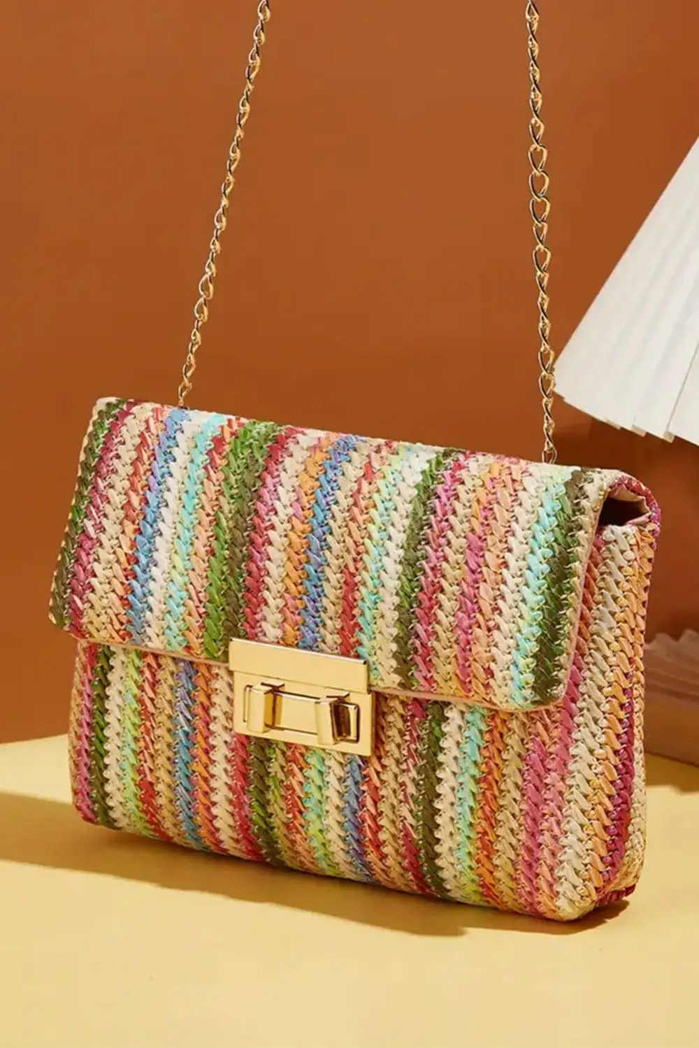 Bohemian Woven Chain Shoulder Bag