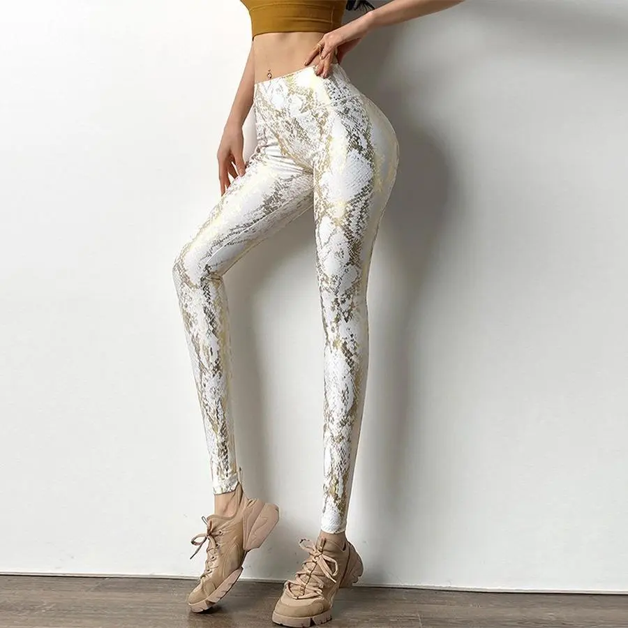 Snake Print high waist  Yoga Pants