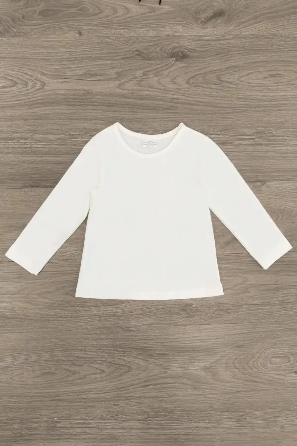 White Long Sleeve Top
