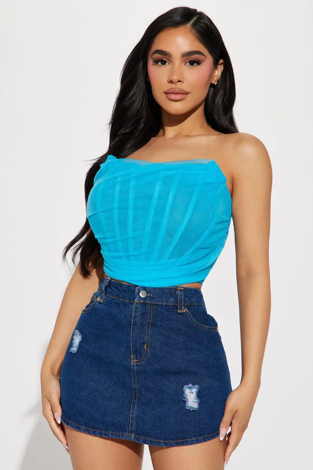 Enchanted Corset Top - Turquoise
