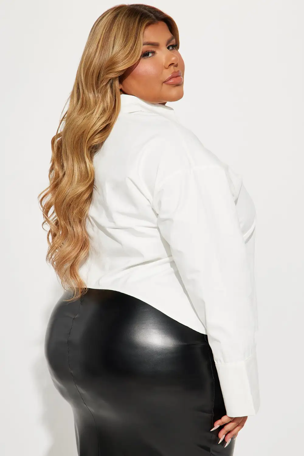 Laid Back Belted Top - White