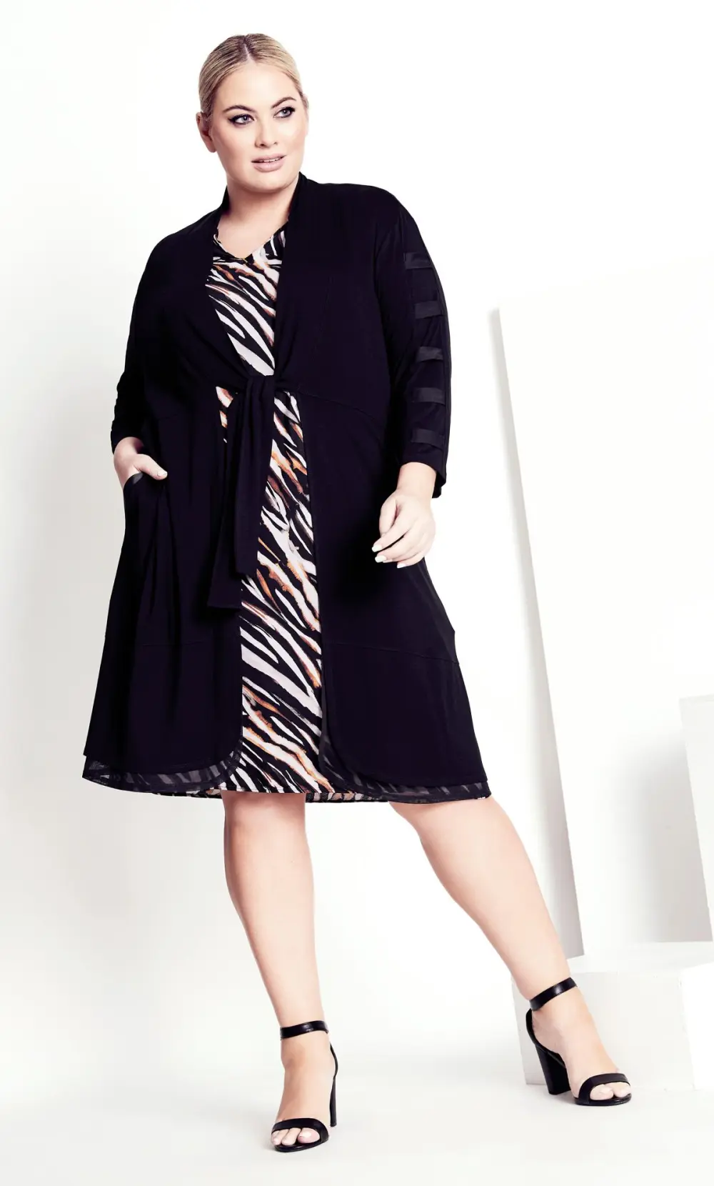 Evans Baptiste Black Tristan Tie Jacket