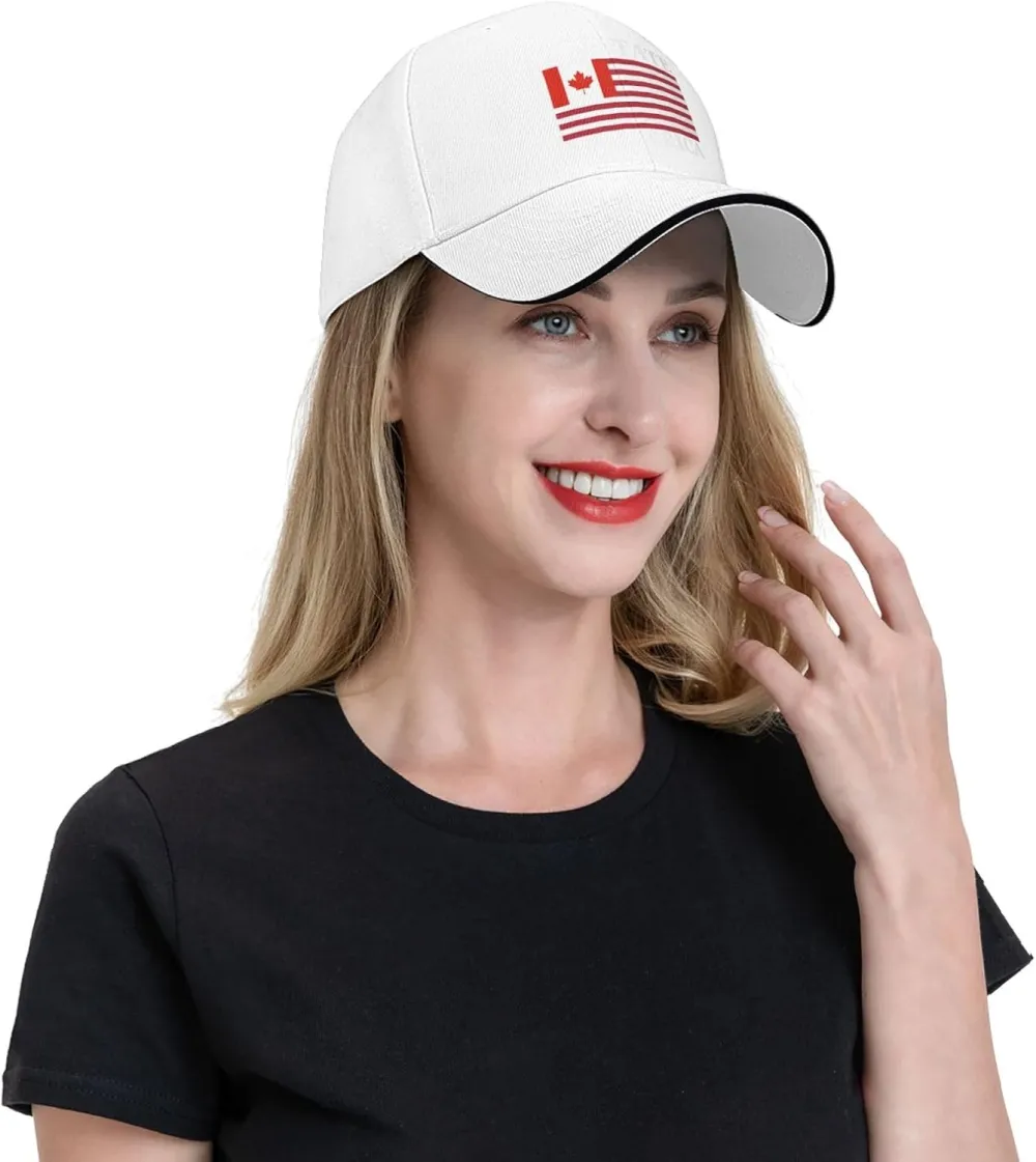 51st State Make Canada 51st State Hat Make America Canada Great Again Hat Cap for Men Women Black