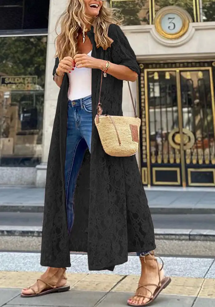 Take In The Magic Lace Casual Shirt