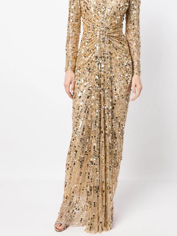 temperament sequin delicate ladies dress