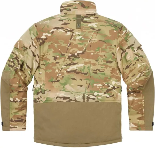 Men's Farthermost Cold-Weather Water-Resistant Weatherproof Insulated Warm Cotton-Nylon Shell Tactical Jacket
