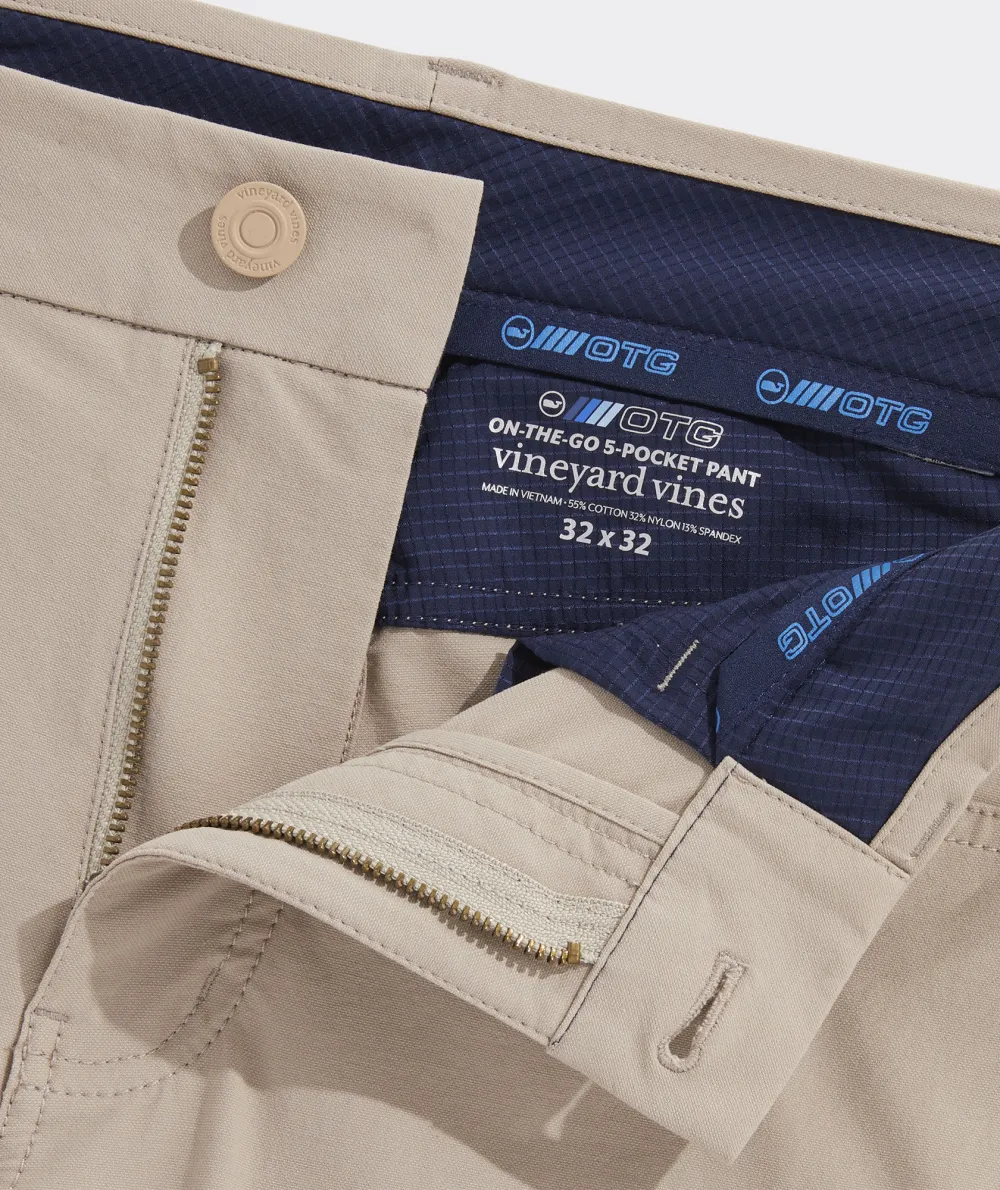 On-The-Go Canvas 5-Pocket Pants