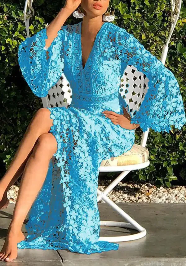 Standout Style Lace Maxi Dress