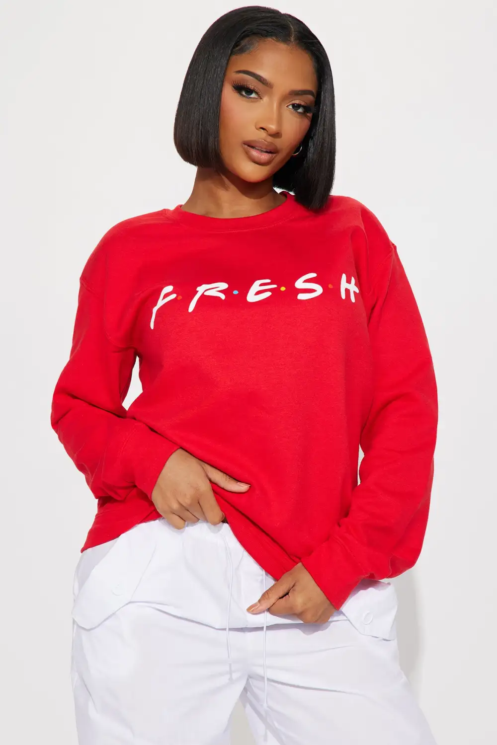 Keeping It Fresh Sweatshirt - Red