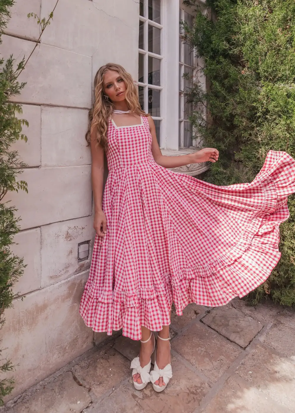 Daze Dress Red Gingham