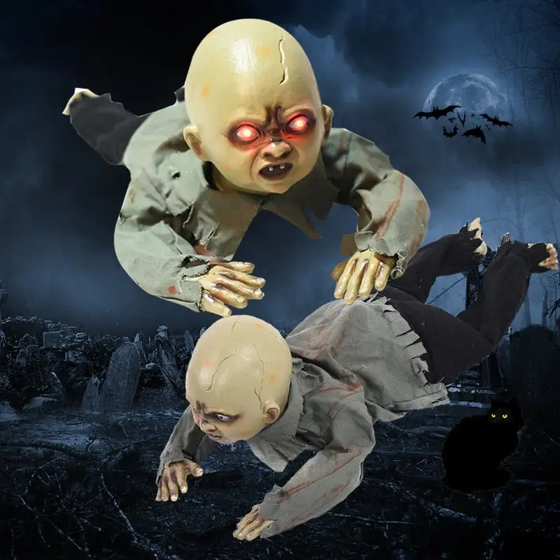 Halloween Decorative Supplies Crawling Ghost Call Decoration Bar Ghost House Secret Room Prop Decoration