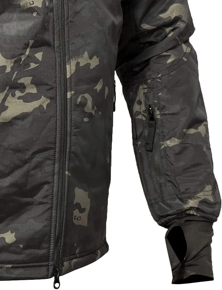 Men's Winter Tactical Jacket Lightweight Fleece lined Insulated Midlayer Hunting Military Softshell uniform