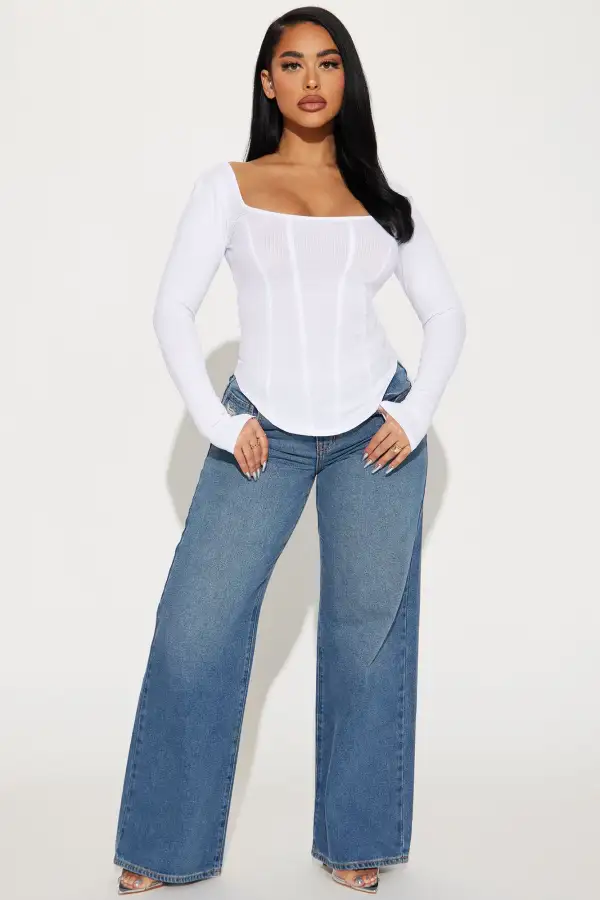 Have It All Long Sleeve Tee - White