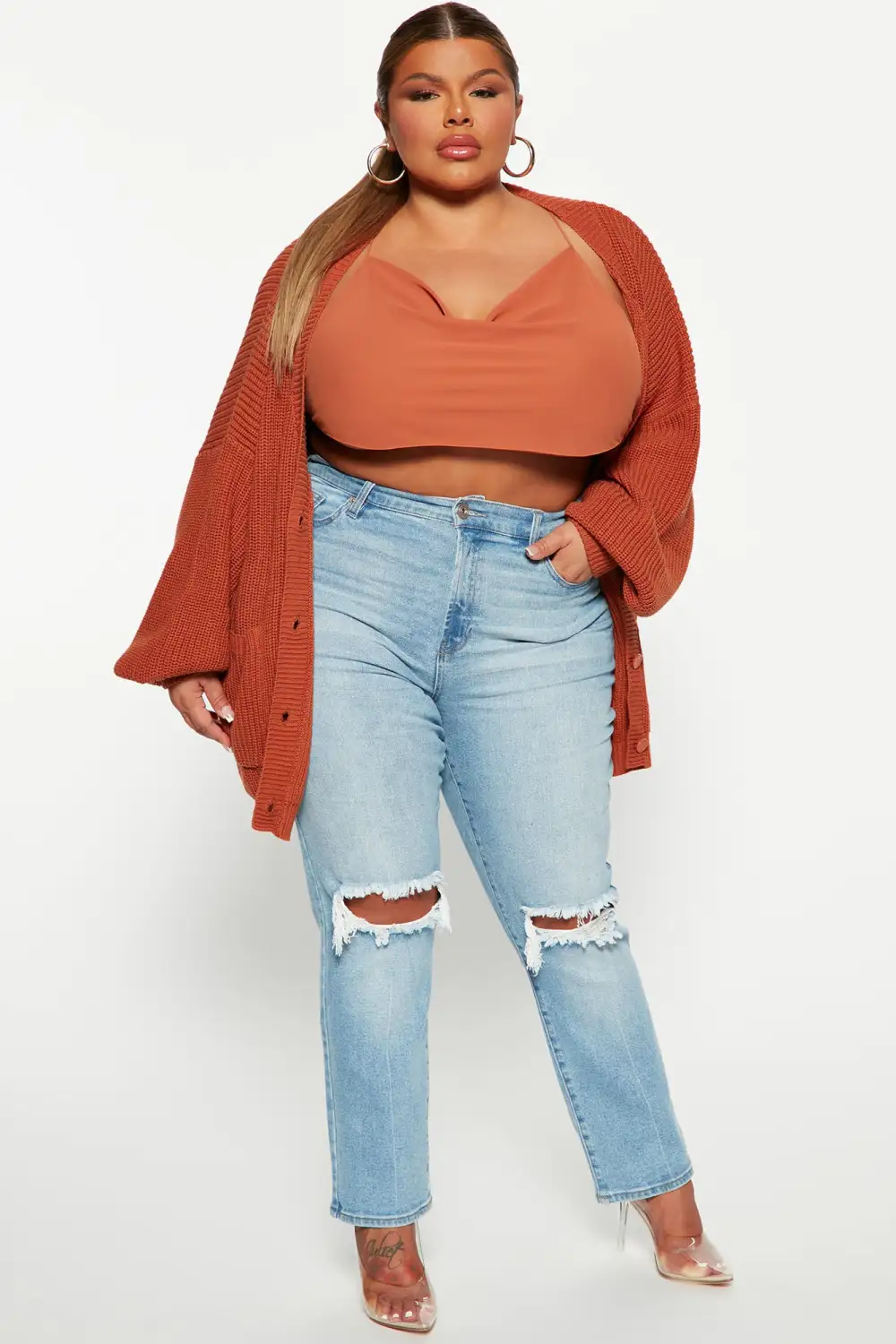 Be My Boyfriend Cardigan - Mocha