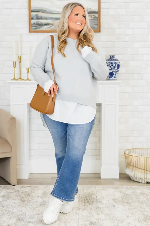 My Ideal Type Sweater, Gray